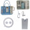 Practical Foldable Beach Companion Organiser With Multiple 6