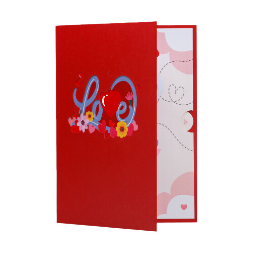 Unique 3D Symbol Standing Raised Card For Special Day Instances
