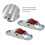 10 Pack Sliding Door Pulleys 12mm Plastic Roller with Base and Silent Function 12