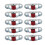 10 Pack Sliding Door Pulleys 12mm Plastic Roller with Base and Silent Function 15