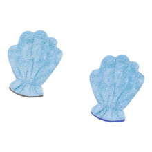 Multiple Functional Grooming Gloves Absorbent And-Blue 2pcs