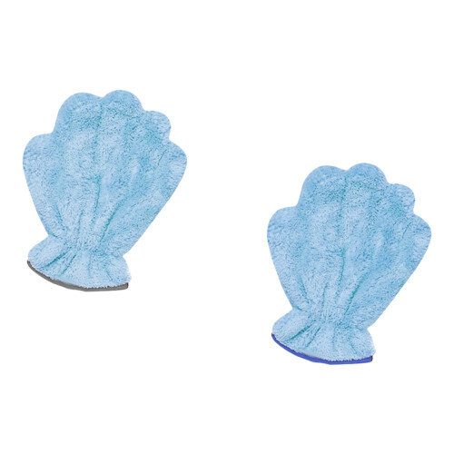 Multiple Functional Grooming Gloves Absorbent And-Blue 2pcs