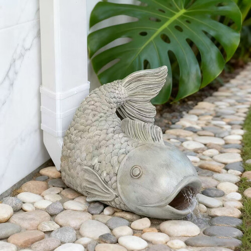 Statue en résine, déviateur de bec de descente d'animaux 1