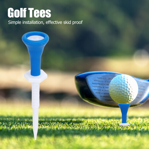 Durable Golf Tees 5 Pack Adjustable Plastic
