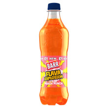 Barr Flava Explosion Peach 500ml (Pack of 12)