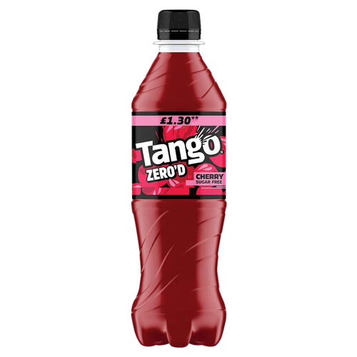 Tango Zero'd Cherry Free Bottle 500ml (Pack of 12)