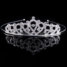 Bridal Crystal Tiara with Sparkling Austrian Crystals Vintage Princess Crown for Wedding or Prom