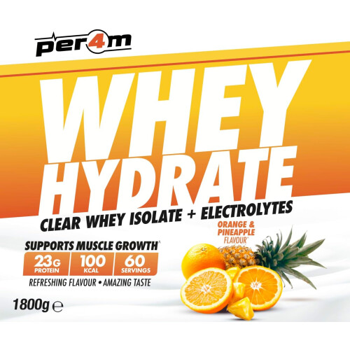 PER4M Whey Hydrate Powder Orange & Pineapple 1.8kg 2