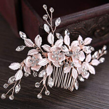 Bridal Crystal Tiara for Women Vintage Princess Crown Headpiece with Rhinestones for Wedding