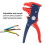 Carbon Steel Adjustable Automatic Wire Stripper for Industrial Cables 12