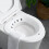 Foldable Plastic Sitz Bath with Flusher, Gray, 39x36x12.5cm 14