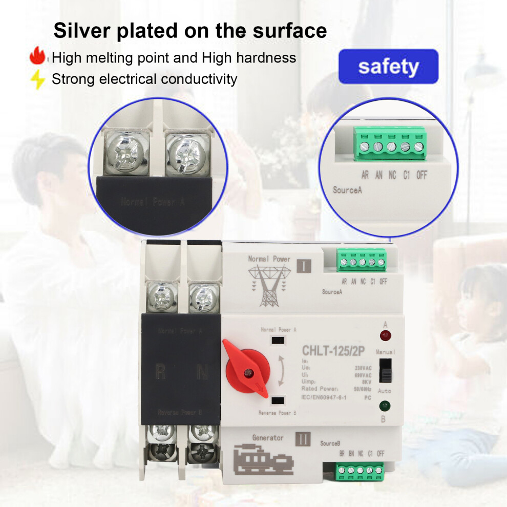 Automatic Power Transfer Switch 2P 63A