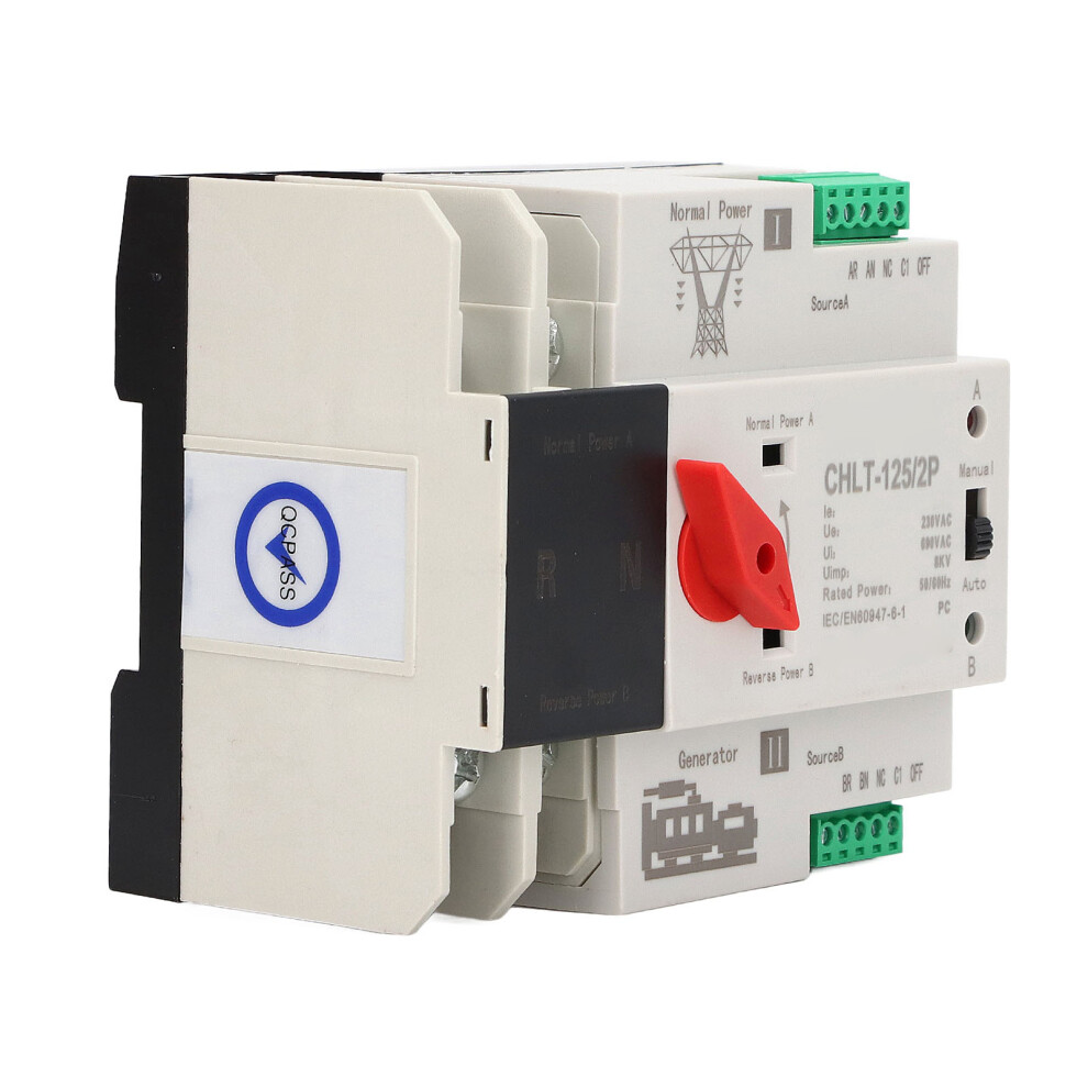 Flame Retardant Transfer Switch 230V 63A