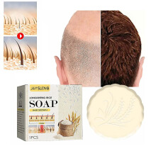 Rice Water Shampoo Bar 2 in 1 Solid Conditioner Fermented for Hair Growth Unscented Moisturizing