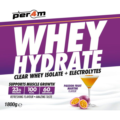 PER4M Whey Electrolyte Powder Passion Fruit Martini 1.8kg 2