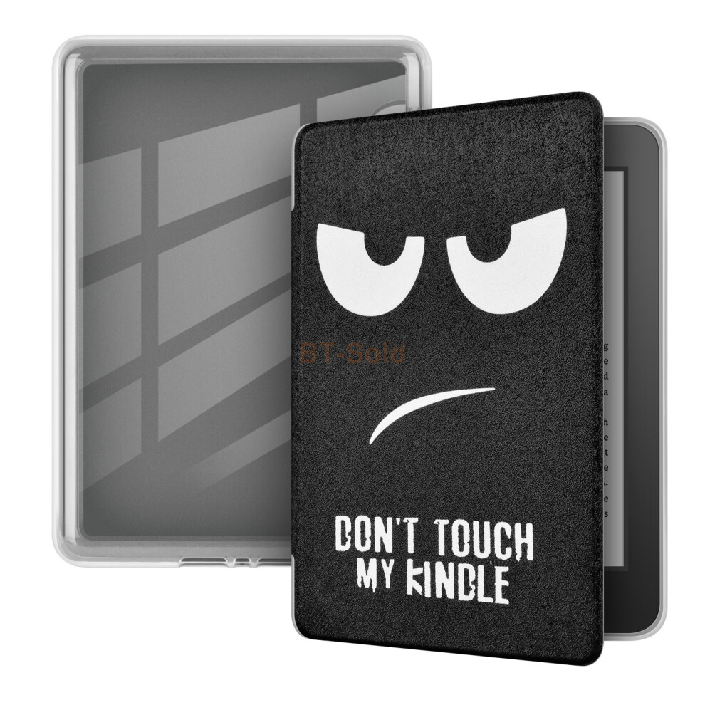 (Little ) Smart Flip Case For Kindle Paperwhite 5 11Th Gen Shockproof Protective Cover Black 4069369446917