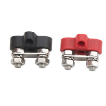 48V Ground Insulated Terminal Post 5/16in Double Stud for Auto Marine & Solar