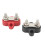2pcs Power Distribution Terminal Block for 48V Batteries M6 with 2 Studs 15