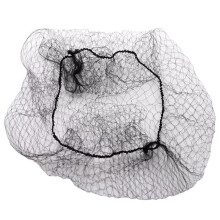 100 Pack Invisible Nylon Bun Hair Nets with Elastic Band for Food Service, Kitchen, Dance, Black