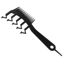 Wide Tooth Comb for Curly and Thick Hair with Versatile Dual Teeth and Precision Sectioning Tip