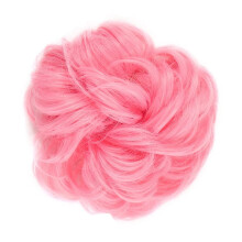 Messy Bun Hair Piece Synthetic Curly Chignon Extension with Elastic Band for Women Girls Kids 1/2pcs