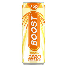 Boost Energy Zero Citrus Zest 250ml (Pack of 24)