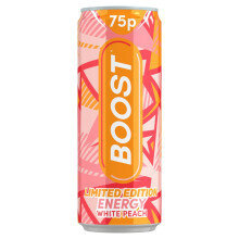 Boost Limited White Peach 250ml (Pack of 24)