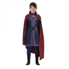 (43.75, 180CM Other) purple# Kids Mens Doctor Strange Cosplay Full Set Costumes Levitation Deluxe Suit Halloween Outfits with Superhero Cape