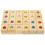 1 Set Wooden Building Blocks Gemstone Inlaid Stacking Blocks Construction Toy 1