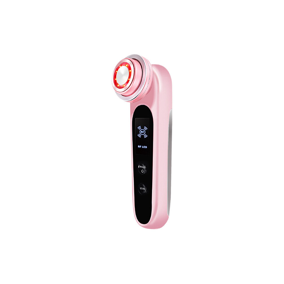 High Frequency Facial Appliance, High Frequency RF Facial Beauty Appliance, Beauty Appliance, RF EMS LED Hot Cold(Pink)