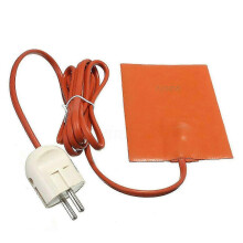 Oranje 250W auto-motorverwarming, universele siliconen verwarmingsmat voor carterpan met EU-stekker - 2025-ss