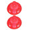 2Pcs Decorative Smoke Alarm Cover Fire Alarm Protector Detector Shield 1