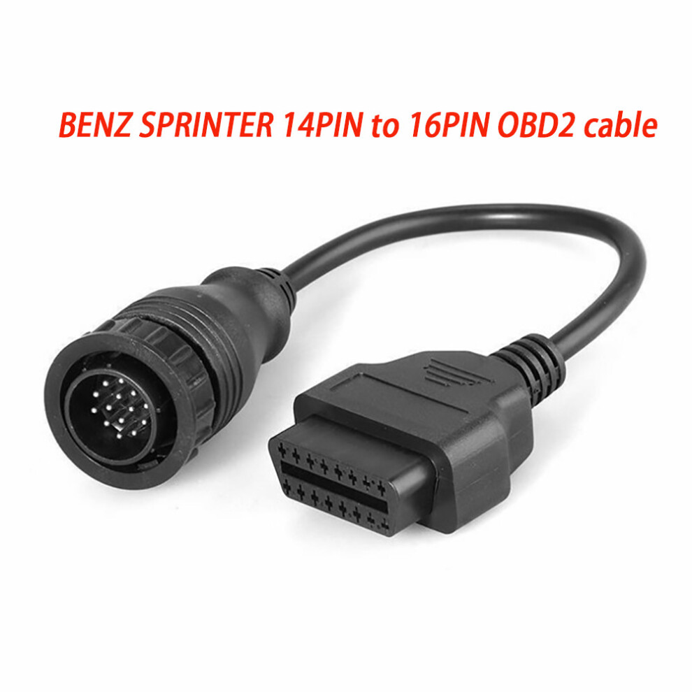 2026 Suitable Sprinter 14Pin To Obd2 16Pin Adapter Benz Adapter Cable 6083684294198