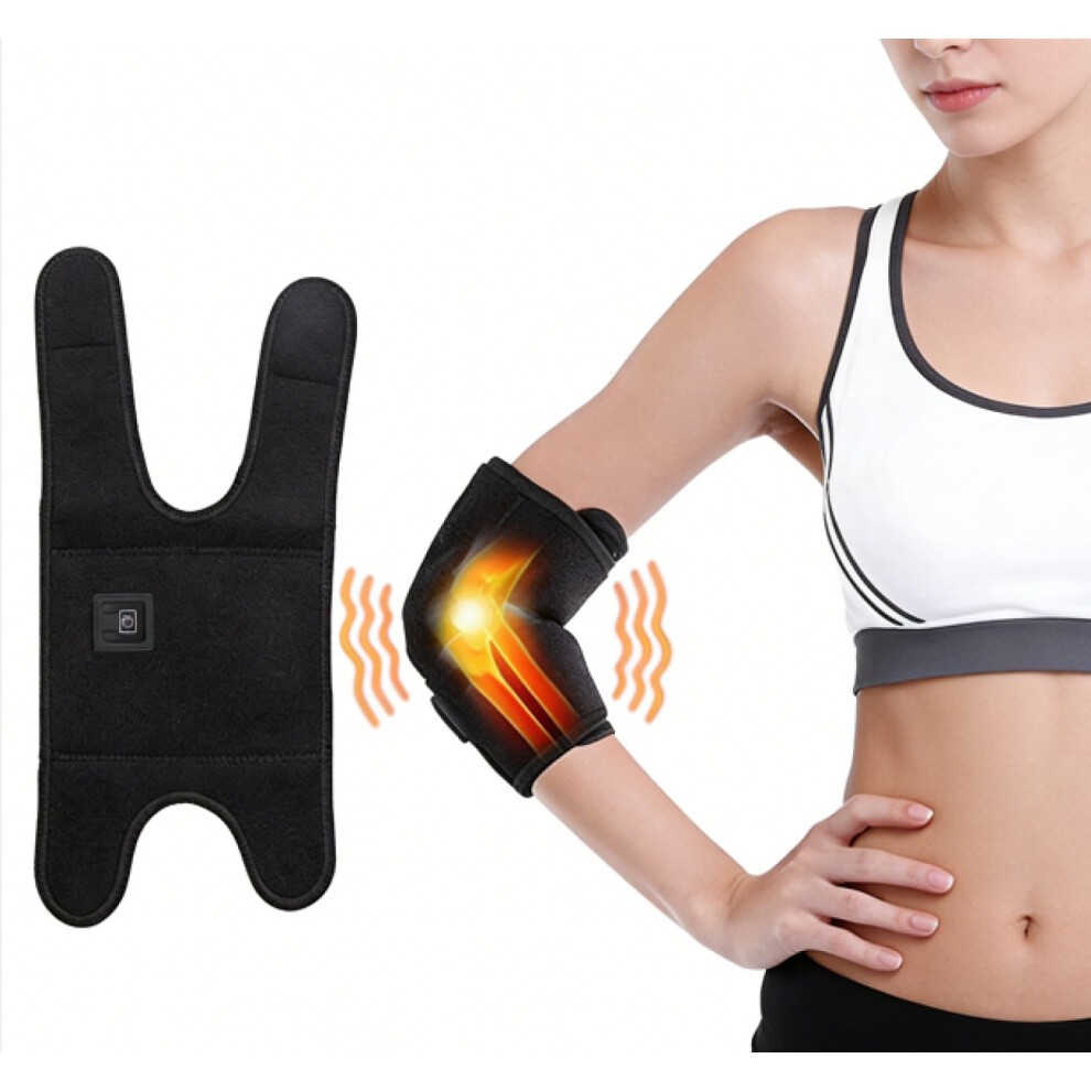 Heated Elbow Brace Elbow Brace Heat Therapy Adjustable Heating Elbow Wrap Pad With 3 Level Temperature Setting Hot Therapy For Tendonitis