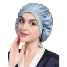 Bonnet de nuit en soie, bonnet respirant, couvre-chef à la forme classique et confortable, emballage réutilisable