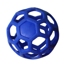 Futterball für Pferde – Stressabbauendes Heuraufe für Pferde, Stallspielzeug gegen Langeweile (Blau) SZRH