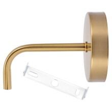Wall Light Pole Metal Lamp Holder for Home 1Set Golden Lamp Support
