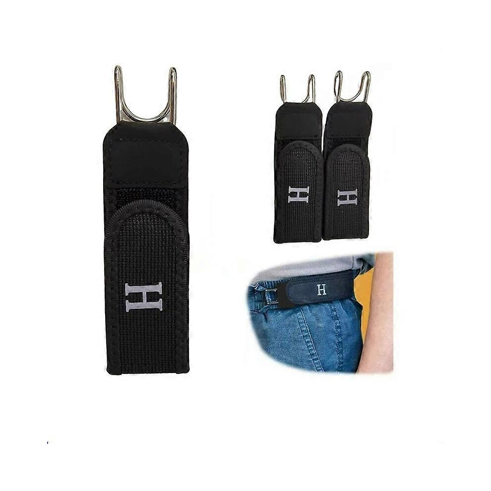 Invisible Tactical Metal Hook Elastic Belt - Unisex Buckle-Less Waistband for Outdoor Work & EDC Gear