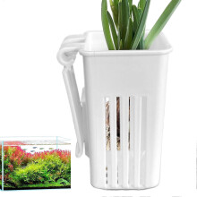 Porta piante per acquario - Vaso sospeso per piante vive in acquario, vaso decorativo da appendere per decorazioni acquatiche