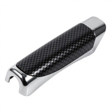 Handbremsgriffe, 1 Stück, universelle Auto-Handbremsabdeckung in Carbonfaser-Optik für die Innenausstattung, Autozubehör
