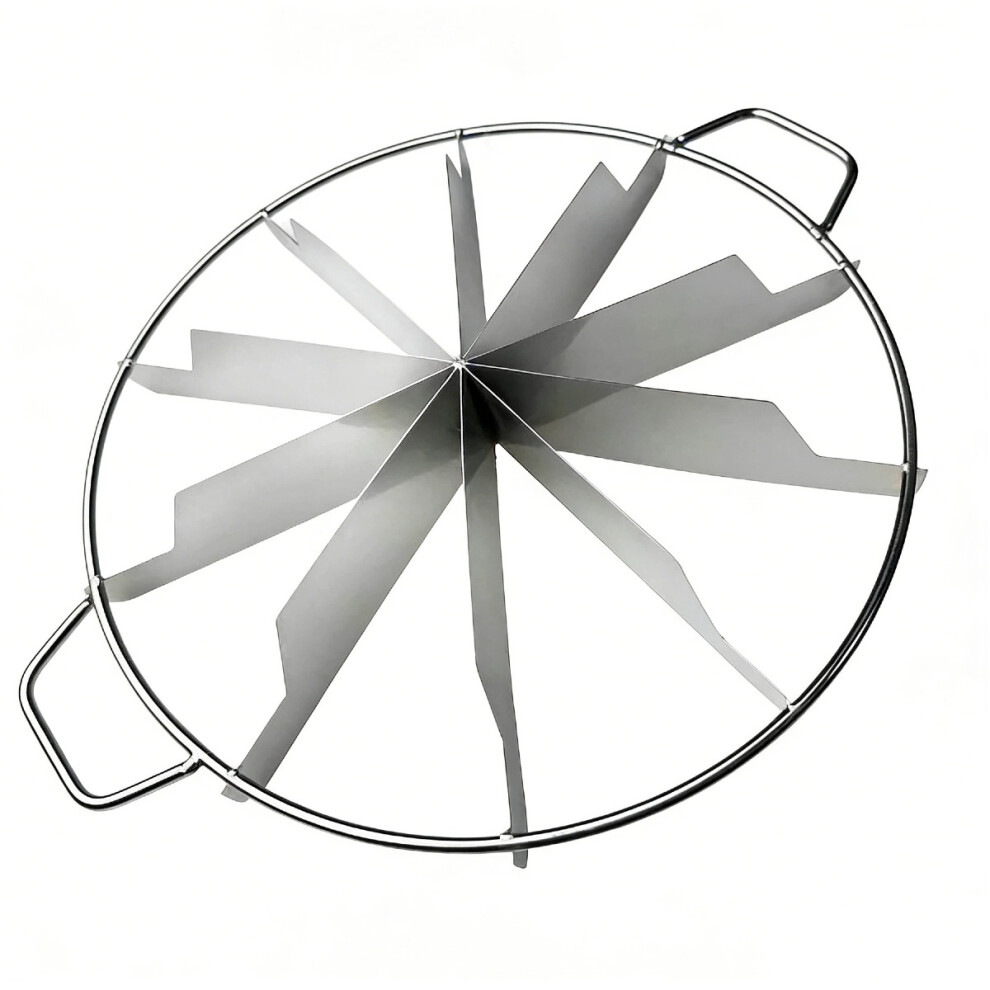 10 Slices Cake Cutter Slicer Stainless Steel Pastry Portion Marker Pizza Pie Divider Bake Tools Kitchen