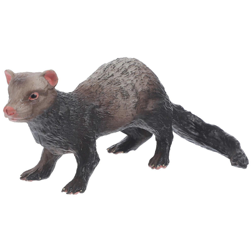 Simulation Ferret Figurine Wild Animals Model Animals Cognitive Toy For Kids 6083684299407