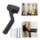 Wall Mount Guitar Hangers, 5-Pack with Screws for Display and Storage, Black Finish 2