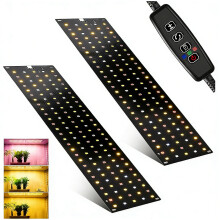 2 Plant Lamp LED Full Spect with 3 Light Modes, Plant Light for Indoor Plants, Grow Light with Timer EU Plug