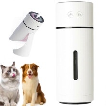 Pet Humidifier Mini for Dogs, Quiet Cool Mist USB Powered Small Humidifier for Pets Travel Bedroom White