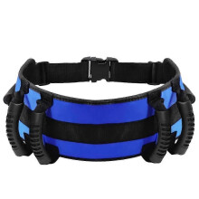 Loopriem voor senioren, transferriem met 6 met nylon beklede handgrepen, medische riem voor het tillen van patiënten.