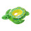 Baby Turtle Ride Swimming Ring, Inflatable Pool Float for Toddlers 1