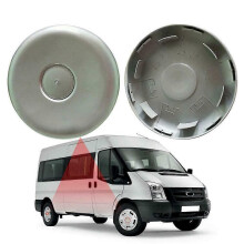 2 piezas compatibles con Transit Mk6 Mk7 Mk8 Tapas centrales de rueda delanteras y dobles traseras YC151130DD YC15-1130-DD 1573029