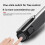 LED Mini Flashlight with Pen Clip Mini Flashlight USB Charging Work Light Camping Light A 5