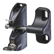 Double-Sided Automatic Locking Gate Latch,Key Lockable Fence Lock for Child & Pet Secure, Lock for Wood Metal Gates